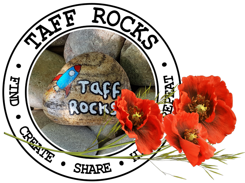 Taff Rocks Poppy logo