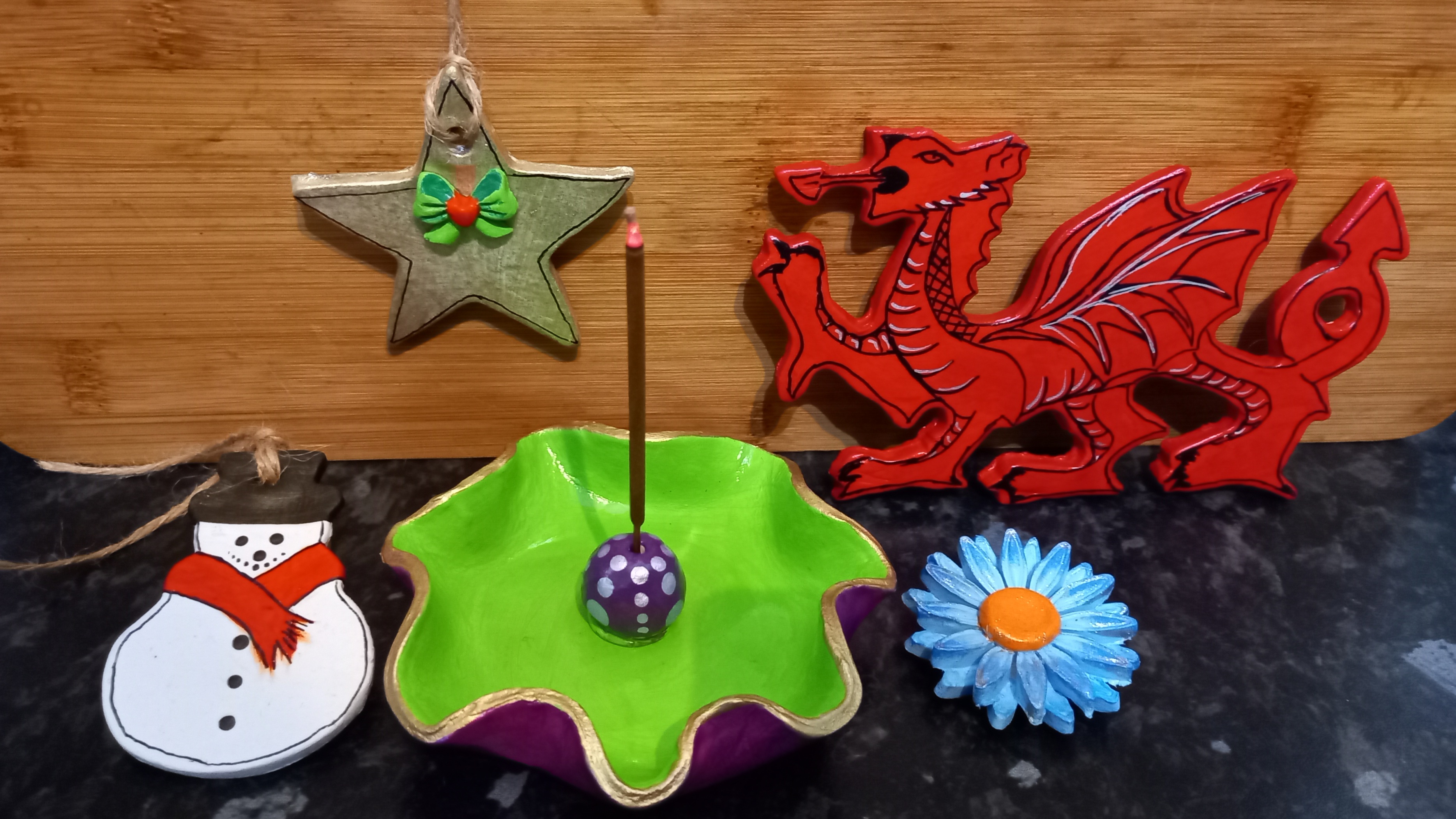 Examples of air drying clay porjects