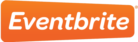 Orange rectangle with the word "Eventbrite" in bold, white letters. The logo conveys a vibrant and energetic tone.